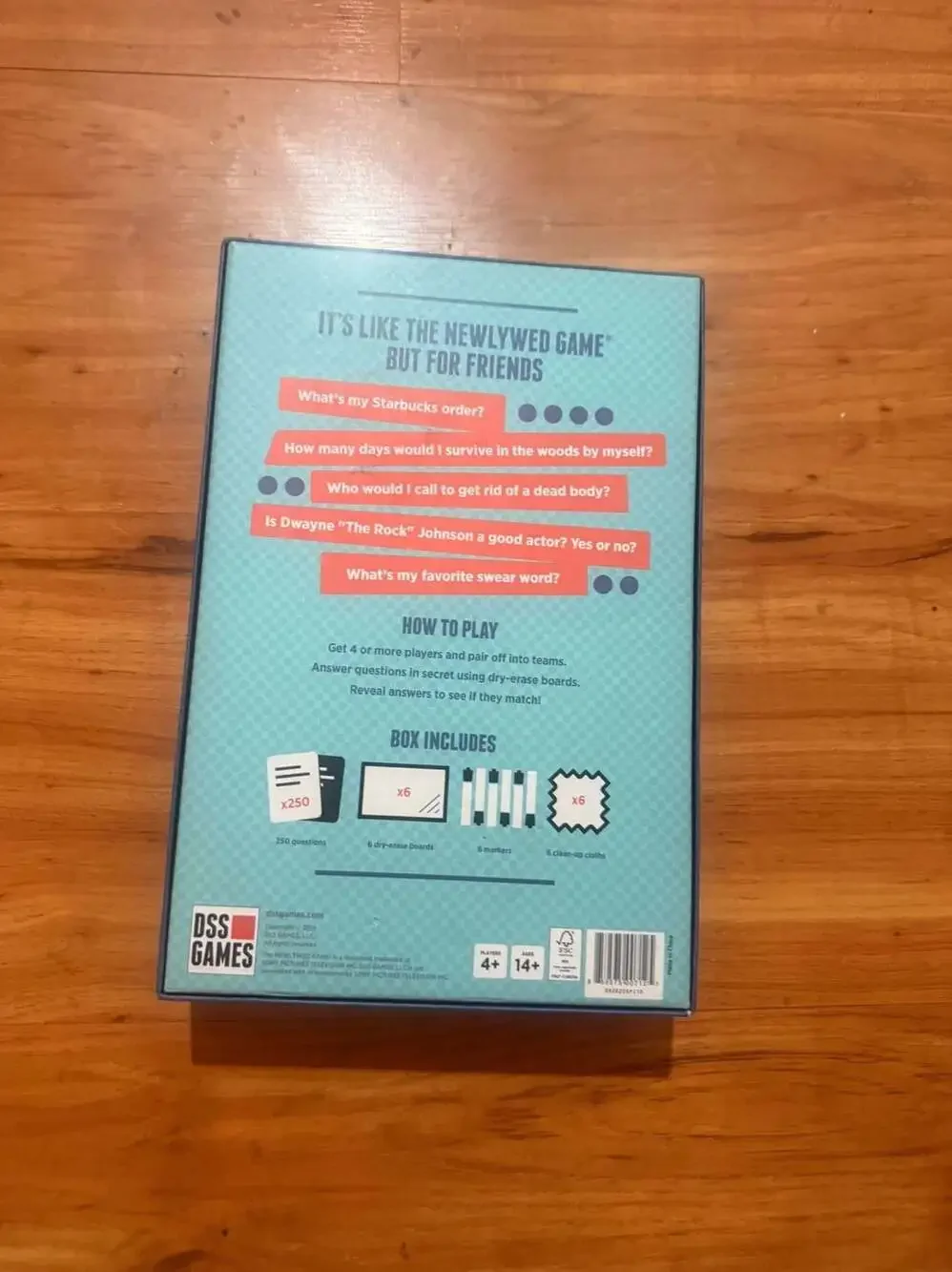 DSS Games The Best Friend Game Party Game